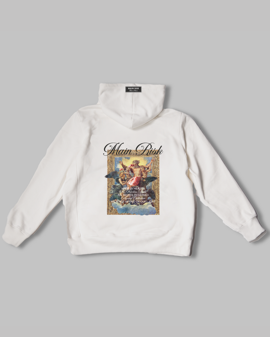 "Work of Art" Hoodie — blanco