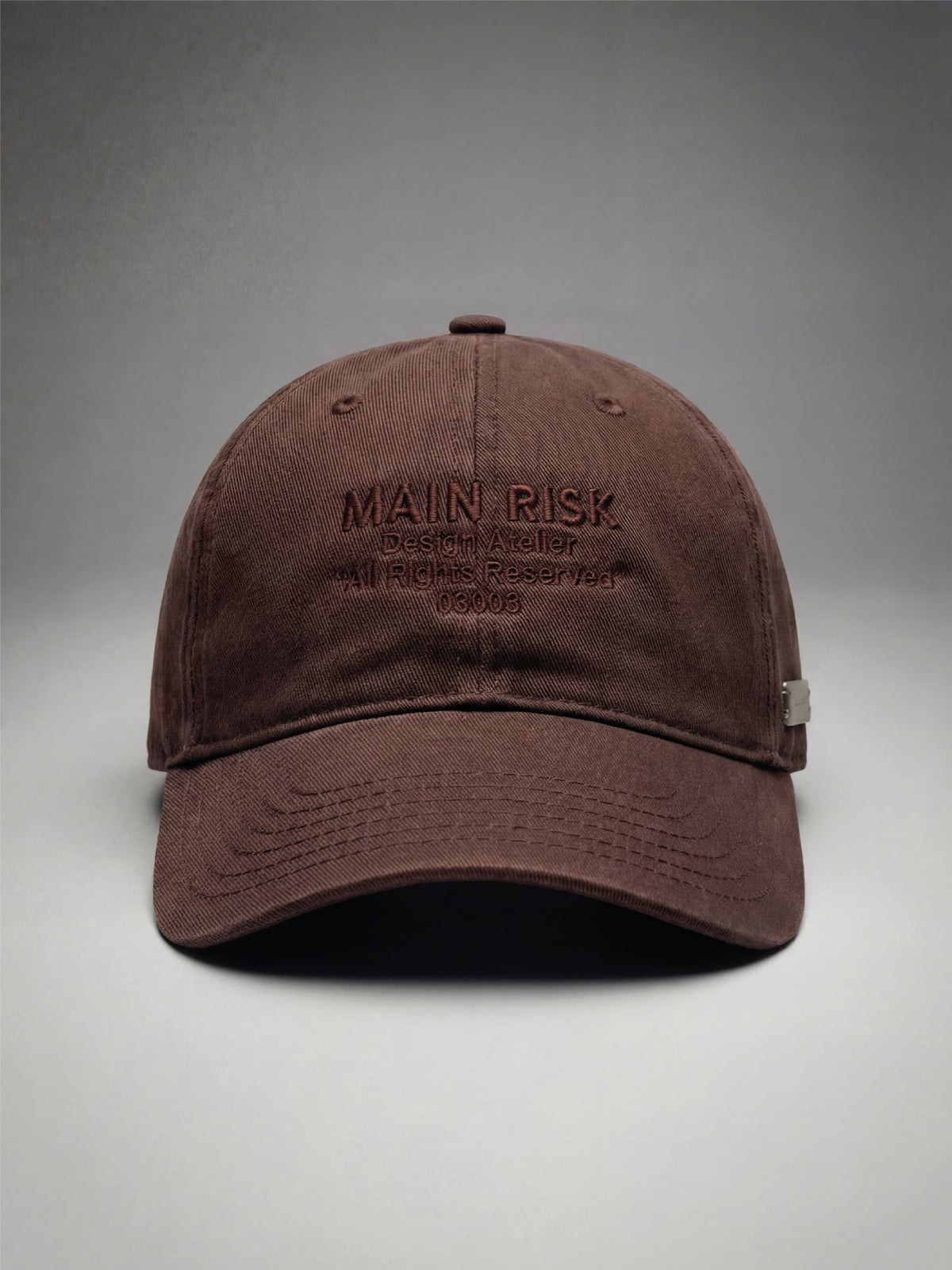 MAIN RISK ATELIER CAP BROWN