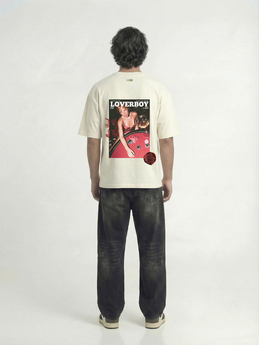 "Poker" T-shirt — Ivory - Image 2